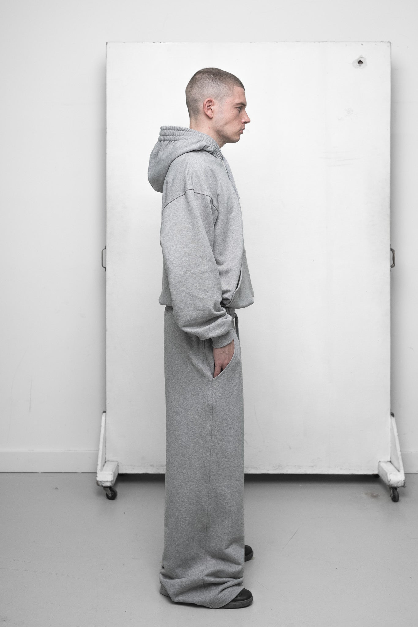 V2 WAISTBAND HOODIE GREY